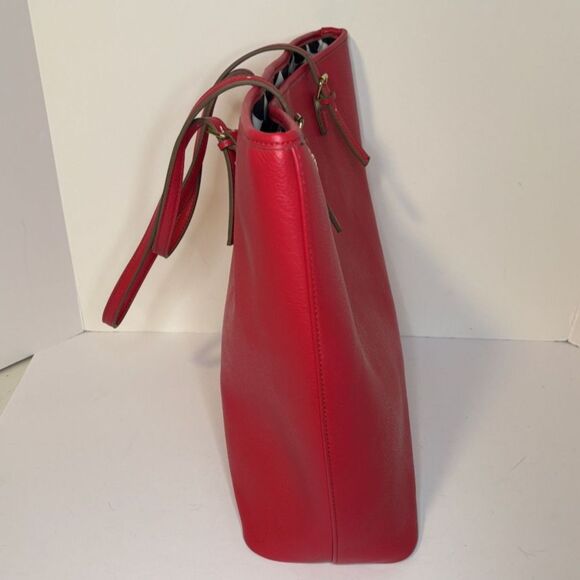 Kate Landry Red Designer Limited Tote Shoulder Bag Style - Picture 3 of 9